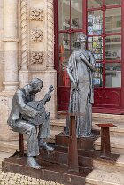 Statue de l'hommage au fado L'âme d'un peuple, la statue de l'hommage au fado