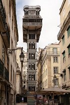 L'ascenseur de Santa Justa L'ascenseur de Santa Justa ou Elevador do Carmo à Lisbonne