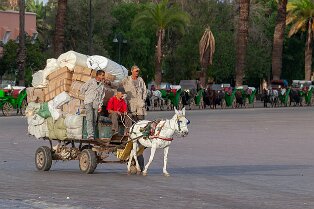 Livraison place Jemaa el-Fna
