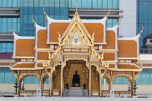 Sala (Pavillon traditionnel) Pavillon traditionnel bouddhiste à Bangkok
